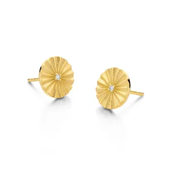 Sunshine Ohrstecker - 0,025 Ct Diamanten